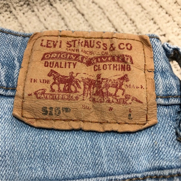 Levi’s Y2K Nouveau Boot Cut Stretch Cotton Blend Light Blue Wash 515 Jeans 10/L - Picture 13 of 14